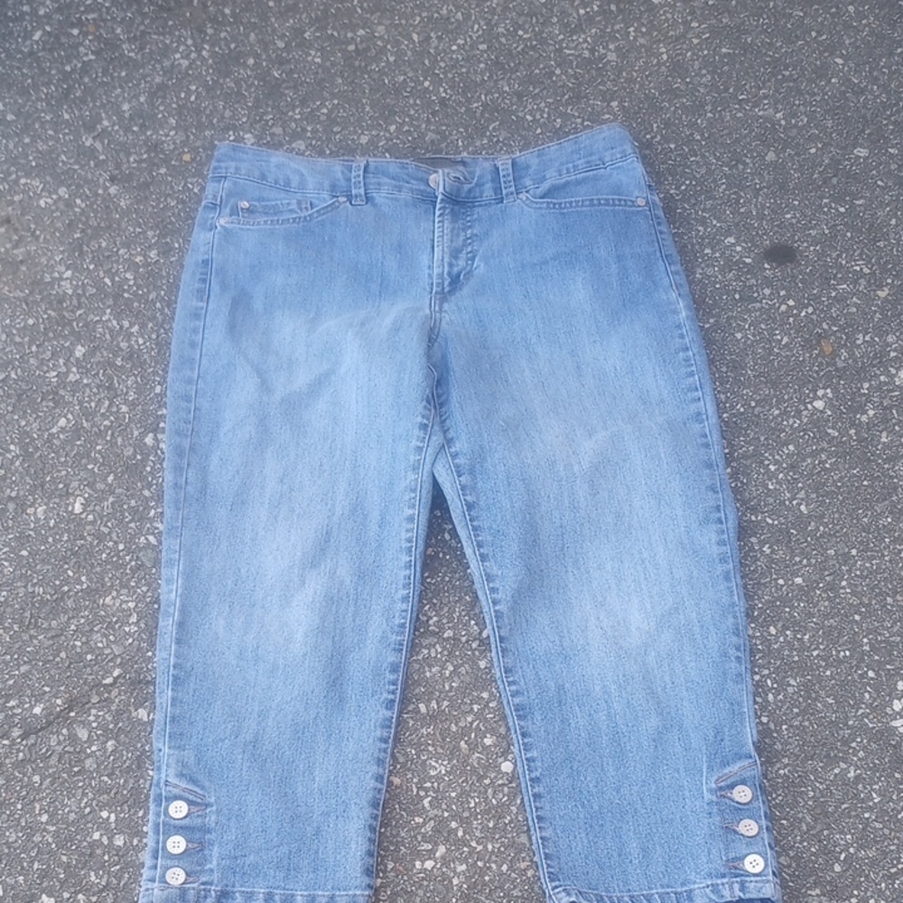 Nine West Light Blue Cropped Jeans